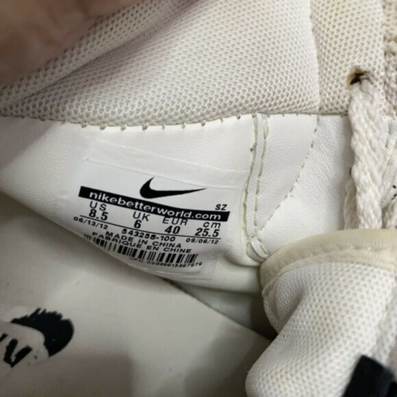 Nike Dunk Sky Hi White Print  Hidden Wedge (543258-100) Shoes Sneaker SZ 8.5 - Picture 9 of 9